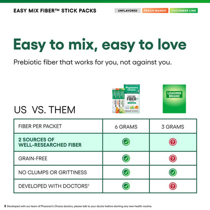 Easy Mix Fiber Stick Packs