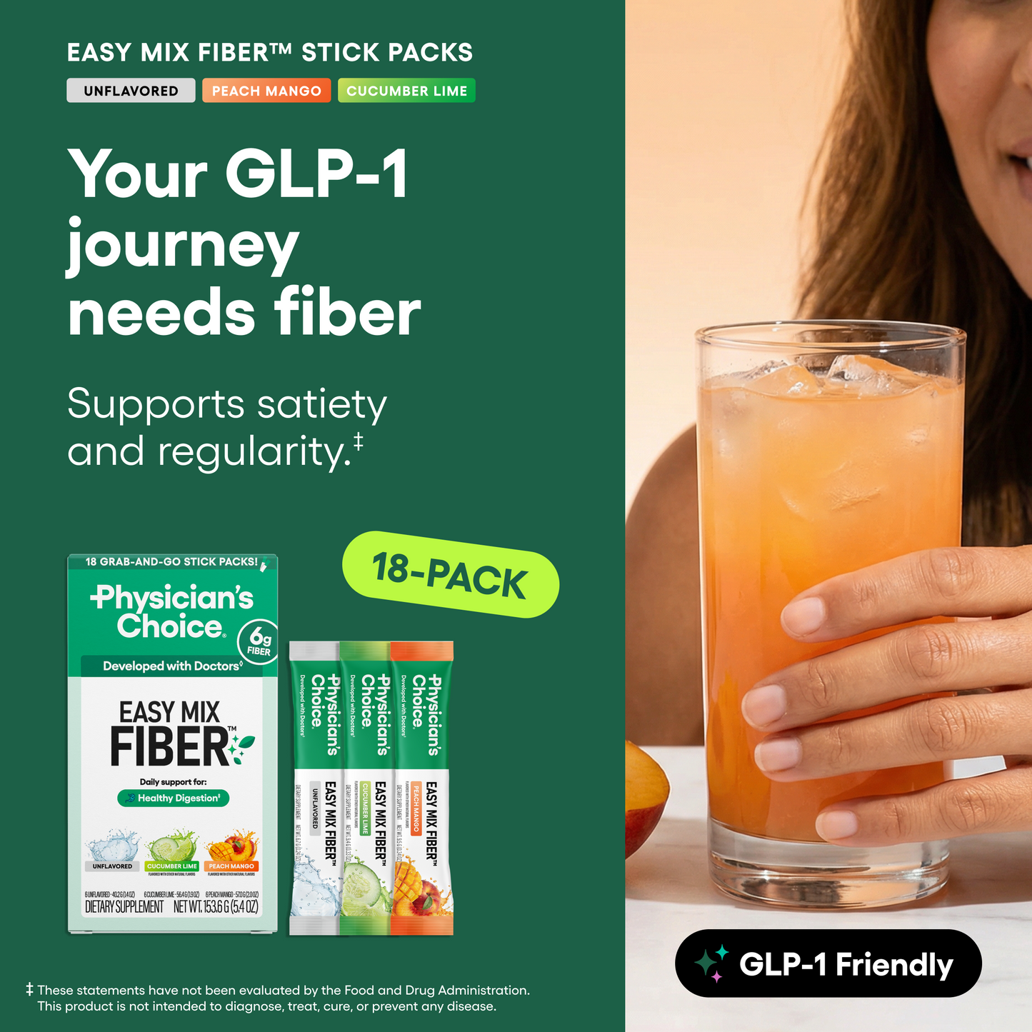 Easy Mix Fiber Stick Packs