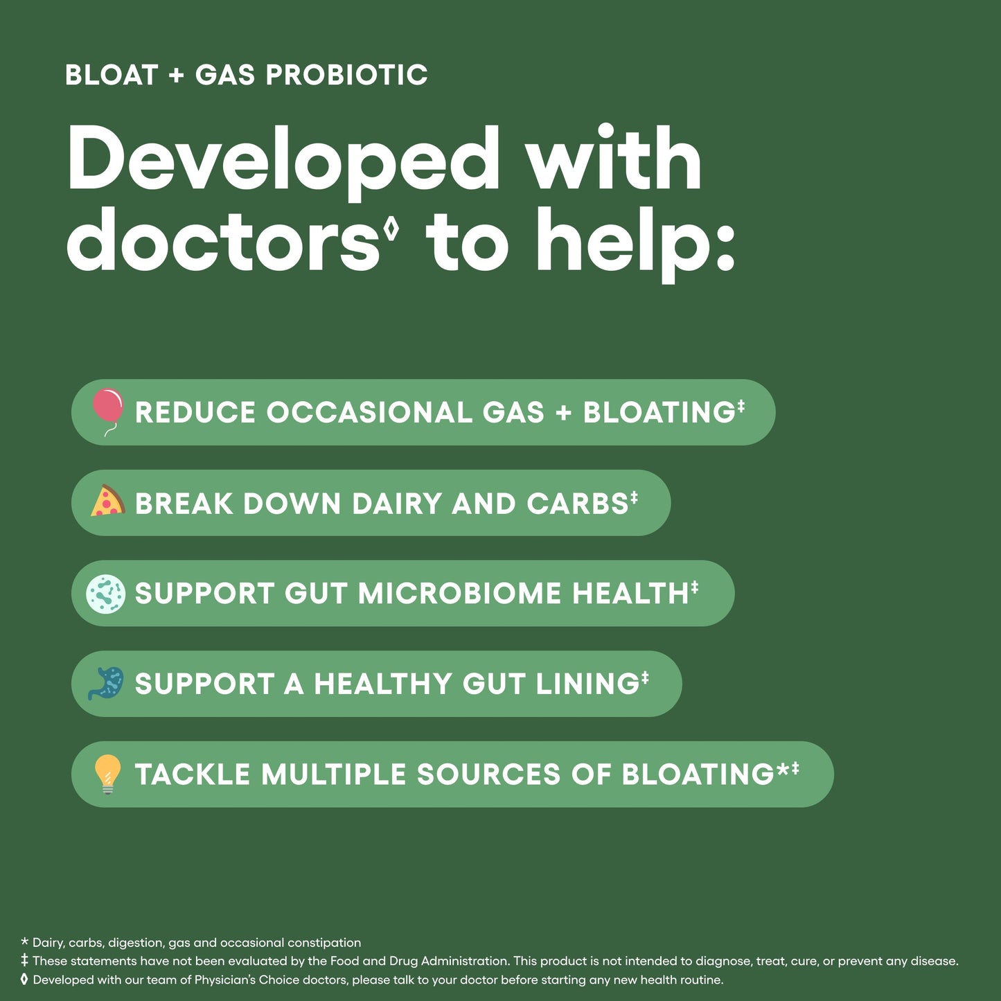 Bloat + Gas Probiotic