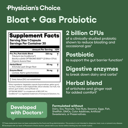 Bloat + Gas Probiotic