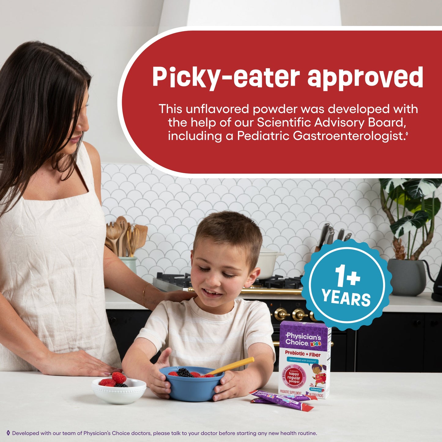 Kids Probiotic + Prebiotic Fiber Packets  - Unflavored