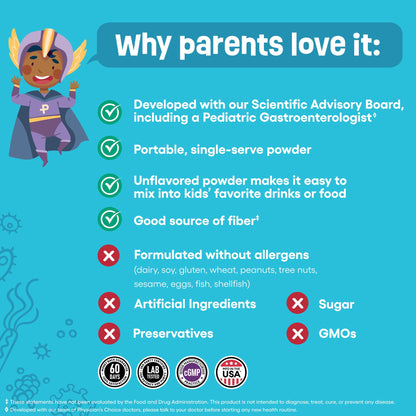Kids Probiotic + Prebiotic Fiber Packets  - Unflavored